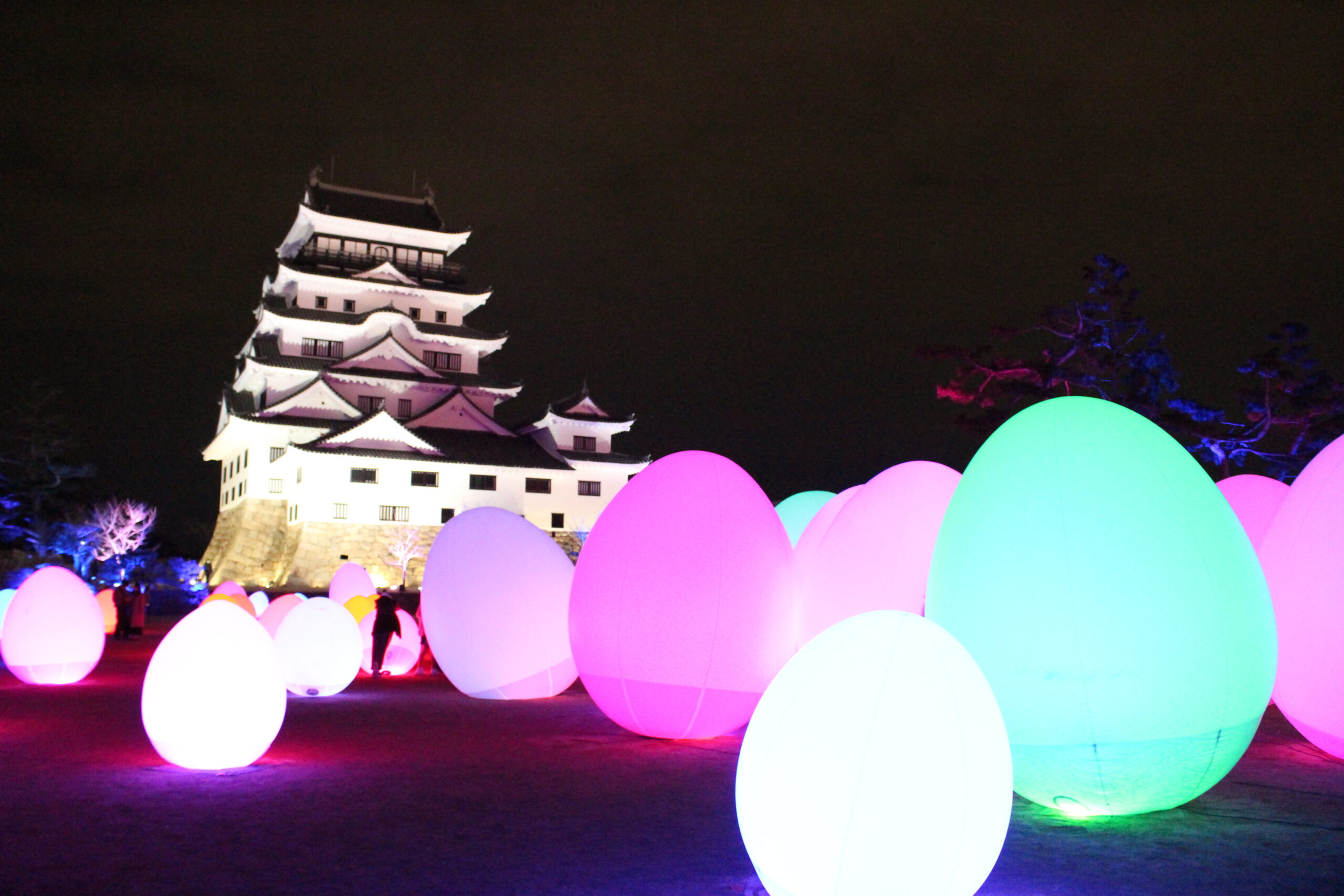 チームラボ 福山城 光の祭